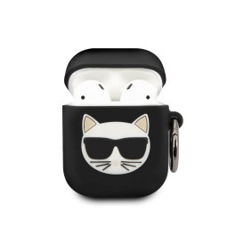 Калъф Karl Lagerfeld Choupette Head Silicone Case за AirPods 1/2 - Черен