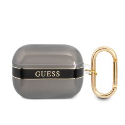 Калъф Guess TPU Printed Stripe Case for AirPods Pro - Черен