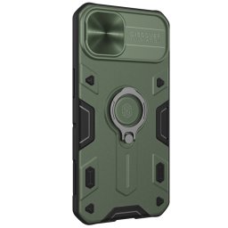 Гръб Nillkin CamShield Armor Hard Case за Apple iPhone 13 - Тъмно зелен