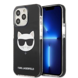 Гръб Karl Lagerfeld TPE Choupette Head Case за iPhone 13 Pro - Черен
