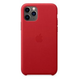 Оригинален гръб Apple Leather Cover за iPhone 11 Pro - Червен, MWYF2ZM/A