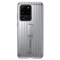 Гръб Samsung Standing Cover за Galaxy S20 Ultra - Сребрист, EF-RG988CSE