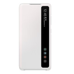Калъф Samsung Clear View Cover за Galaxy S20 FE - Бял, EF-ZG780CWE