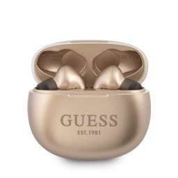 Bluetooth слушалки Guess True Wireless 5.0 4H Stereo Headset - Златисти