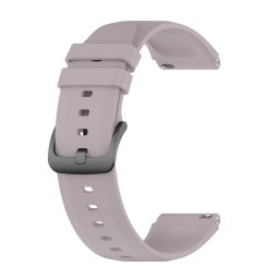 Каишка за часовник Samsung Galaxy, Huawei , универсална, силконова 22mm - Розова