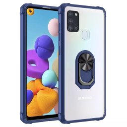 Гръб Military ring за Samsung Galaxy A21s - Син