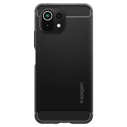 Гръб Spigen Rugged Armor за Xiaomi Mi 11 Lite 4G/5G - Черен