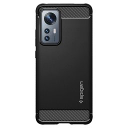 Гръб Spigen Rugged Armor за Xiaomi 12/ 12X - Черен