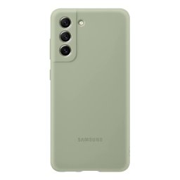 Оригинален гръб Samsung Silicone Cover за Galaxy S22 Ultra - Olive Green, EF-PS908TME