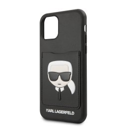 Гръб Karl Lagerfeld CardSlot Case за iPhone 11 - Черен