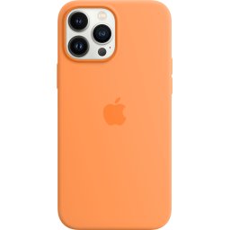 Оригинален гръб Apple Silicone Magsafe Cover за iPhone 13 Pro Max - Marigold, MM2M3ZM/A