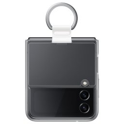 Оригинален гръб Samsung Clear Cover за Samsung Galaxy Z Flip 4 - Прозрачен, EF-OF721CTE