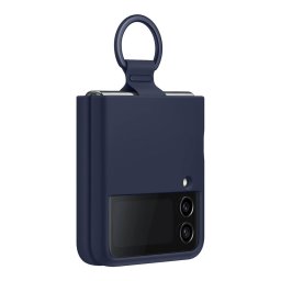 Оригинален гръб Samsung Silicone Cover за Samsung Galaxy Z Flip 4 - Син, EF-PF721TNE