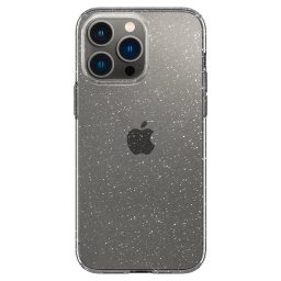 Гръб Spigen Liquid Crystal Glitter за iPhone 14 Pro - Прозрачен с блясък