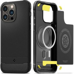 Spigen Rugged Armor MagFit iPhone 14 Pro Max - Черен