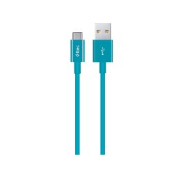 Кабел ttec Type C Charge / Data Cable , 2.0 - Тюркоаз