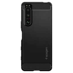 Гръб Spigen Rugged Armor за Sony Xperia 5 III - Черен