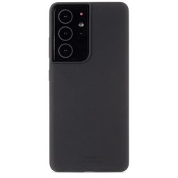 Гръб Holdit Silicone Case за Samsung Galaxy S21 Ultra - Черен