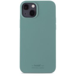 Гръб Holdit Silicone Case за iPhone 13/14 - Зелен