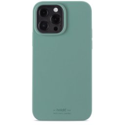 Гръб Holdit Silicone Case за iPhone 13 Pro Max - Зелен
