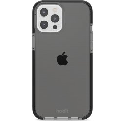 Гръб Holdit Seethru Case за iPhone 12 Pro Max - Черен
