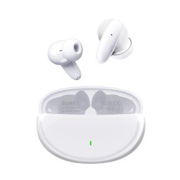 Безжични слушалки ProMate LUSH, Acoustic In-Ear TWS Bluetooth v5.1 Earphone • 19-Hour Playback • Ergonomic Fit Earbuds • Stable Connectivity, Бял