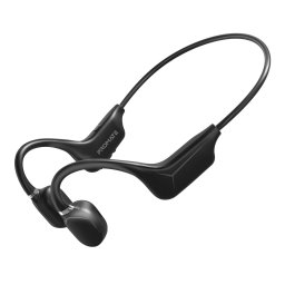 Безжични слушалки ProMate Ripple, AudioConduct® Endurance Wireless Headphone • Bone Conduction Tech • Lightweight Design • 8 Hour Playback Time • Handsfree Function, Черен