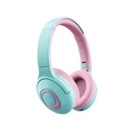 Безжични слушалки ProMate Coddy, Bluetooth v5.0 Over Ear Headset with Microphone • AUX Input Support • 85-93dB Dual Mode • 20 Hour Play Time • Padded Ear Pads • Foldable Design, Bubble gum