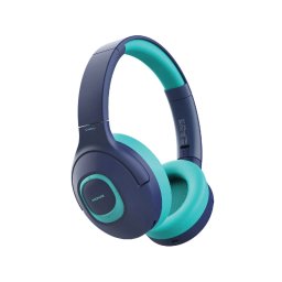 Безжични слушалки ProMate Coddy, Bluetooth v5.0 Over Ear Headset with Microphone • AUX Input Support • 85-93dB Dual Mode • 20 Hour Play Time • Padded Ear Pads • Foldable Design, Сини