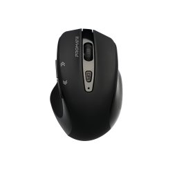 Мишка ProMate, Cursor, EZGrip Ergonomic Wireless Mouse • 800/1200/1600Dpi • Quick Forward/Back Buttons • 10m Working Range • Plug and Play Support, Черен