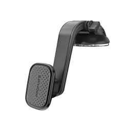 Стойка за кола, ProMate, MAGMOUNT-XL,360 Cradleless Magnetic Car Mount for Smartphones • Secure Anti-Slip Mount • For Dashboard and Windshield • Metal Ring and Rectangular Plate included , Черен