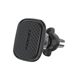Стойка за кола, ProMate, Ventmag-XL,360 Cradleless Magnetic Car AC Vent Mount for Smartphones • Secure Anti-Slip Mount • Multi-Angle Mounting • Metal Ring and Rectangular Plate included , Черен