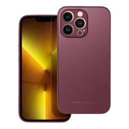 Гръб Roar Matte Glass Case за iPhone 13 Pro - Бордо