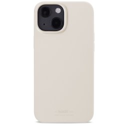 Гръб Holdit Silicone Case за iPhone 13/14 - Бежов