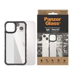 Гръб PanzerGlass SilverBulletCase за iPhone 14 - Черна рамка