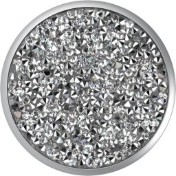 Popsocket за телефон LUXE Swarovski crystals - Сребрист