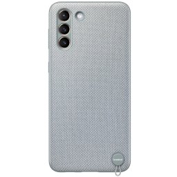 Оригинален гръб Samsung Kvadrat Cover за Samsung Galaxy S21 Plus - Сив, EF-XG996FJE