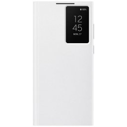 Оригинален калъф Samsung Clear View Case for Galaxy S22 Ultra - Бял, EF-ZS908CWE