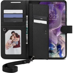 Калъф Spigen Wallet S Plus за Samsung Galaxy S23 Plus - Черен