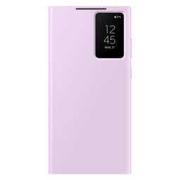 Оригинален калъф Samsung Clear View Case за Samsung Galaxy S23 Ultra - Лилав, EF-ZS918CVE