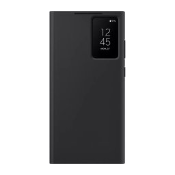 Оригинален калъф Samsung Clear View Case за Samsung Galaxy S23 Ultra - Черен, EF-ZS918CBE