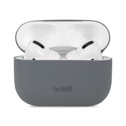 Калъф Holdit Silicone Case за AirPods Pro 1/2 - Space Gray