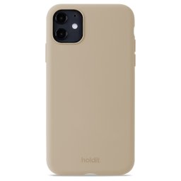 Гръб Holdit Silicone Case за iPhone 11 - Latte Beige
