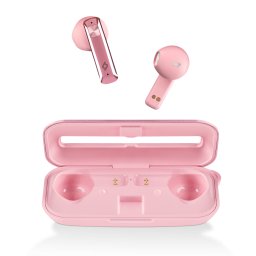 Bluetooth слушалки AirBeat Ultra Slim True Wireless Headsets - Розови