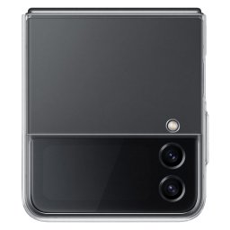 Оригинален гръб Samsung Slim Cover за Galaxy Z Flip 4 - Прозрачен, EF-QF721CTE