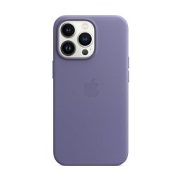 Оригинален гръб Apple Leather Magsafe Cover за iPhone 13 Pro - Лилав, MM1F3ZM/A