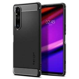 Гръб Spigen Rugged Armor за Sony Xperia 1 V - Черен