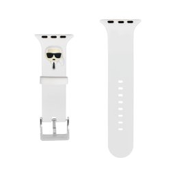Каишка за часовник Karl Lagerfeld Karl Head Watch Strap за Apple Watch 38/40mm - Бяла