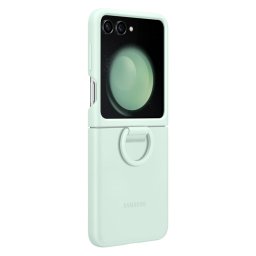 Оригинален гръб Samsung Silicone Cover with Ring за Galaxy Z Flip 5 - Ocean, EF-PF731TME