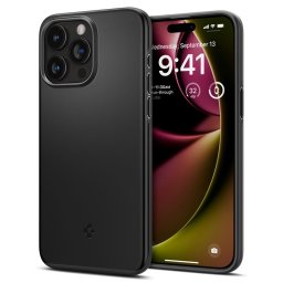 Гръб Spigen Thin Fit за iPhone 15 Pro Max- Черен